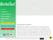 Tablet Screenshot of herbafast.com